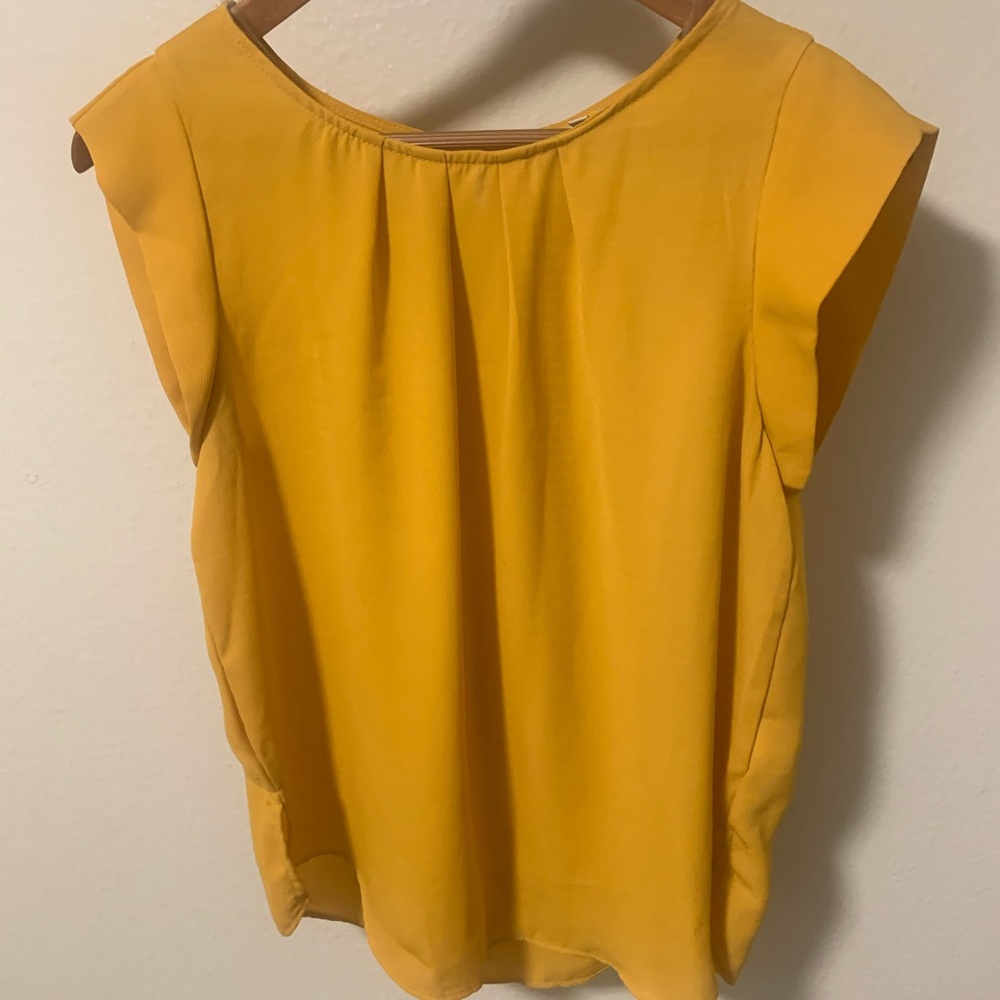 Mustard Yellow Blouse